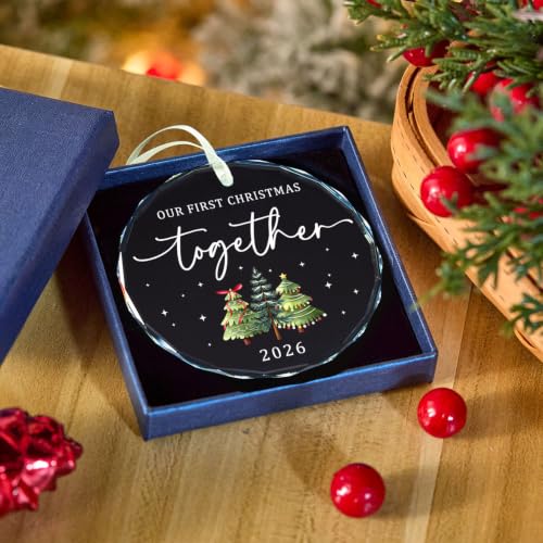 Image of Our First Christmas Together Ornaments 2026 Gifts for Couple Him Her
