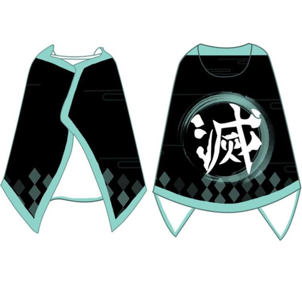 DACHENG Anime Hoodie Blanket Cape for demon-slayer-Muichirou-cosplay - Official License