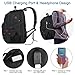 Extra Large Travel Backpack With 52L Capacity, Long-Term Durability TSA Backpack, Anti-Theft 17.3