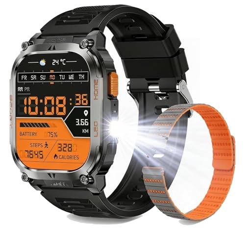Smart Watch with GPS 170+ Sports Orange Strap