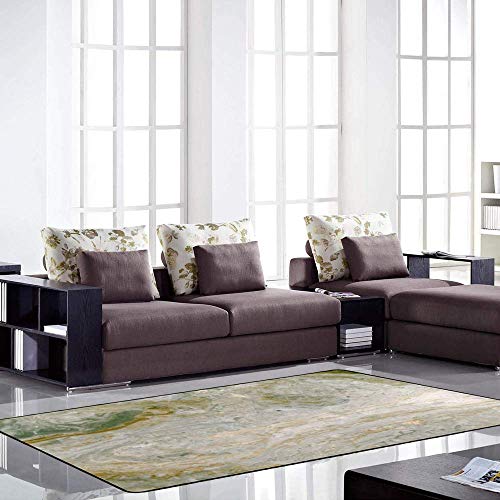 Tapis de surface en marbre vert pour salon moderne Ruchen - 4