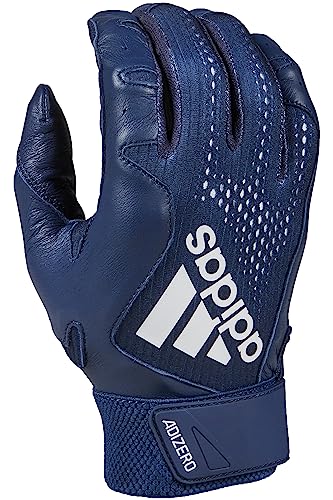 Gant de frappeur adidas Adizero 4.0 baseball en cuir adulte bleu marine XS