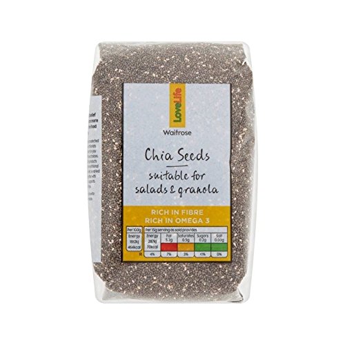 Las Semillas De Chía Waitrose Amor 375G Vida - Paquete de 6