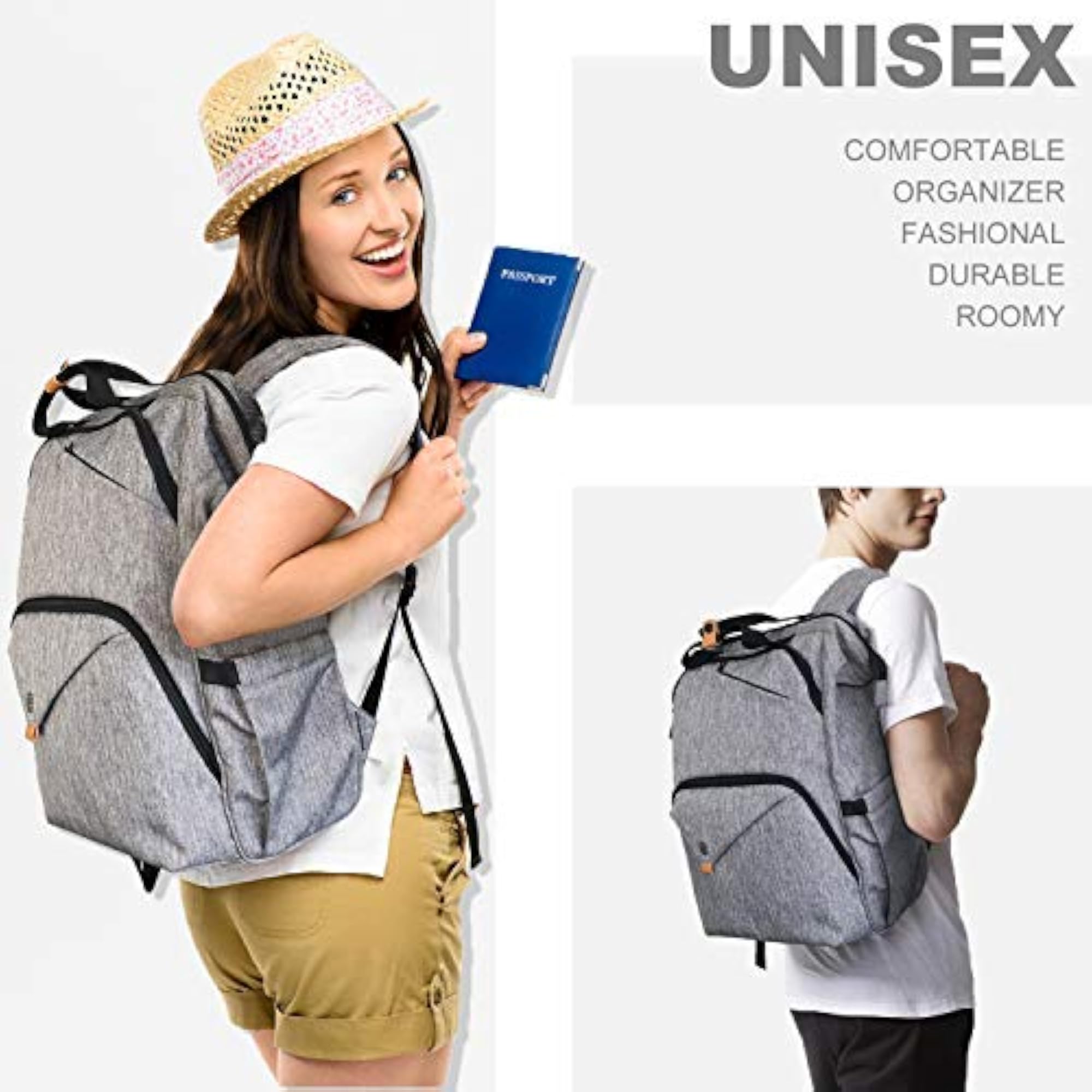Waterproof Travel Laptop Backpack for Women/Men