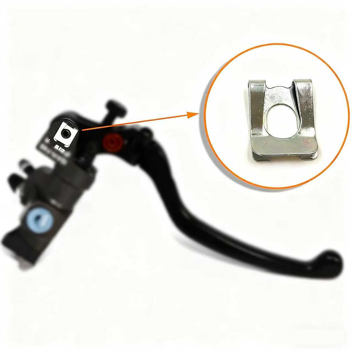 20 pezzi di fissaggio a clip a forcella per perno diametro M6 nichel 65 manganese clip di fissaggio rapido morsetto dado a U clip vite (11,3 x 14,2 mm)