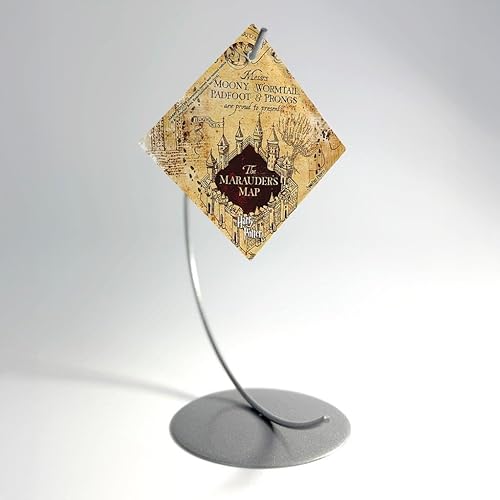 Miniatura 3 de Harry Potter - Mapa del merodeador - I Solemnly Swear - Mischief Managed - Impresiones Starfire de 3.5 pulgadas, accesorio de vidrio colgante |