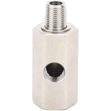 KIMISS Öldruck Adapter - 1/8 NPT Auf M10x1.0 Adapter Für Öldrucksensor