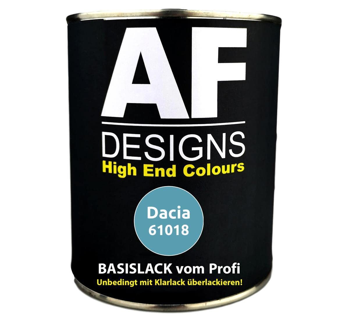 Alex Flittner Designs Peinture de voiture pour Dacia 61018 Bleu Corfo - 1 l