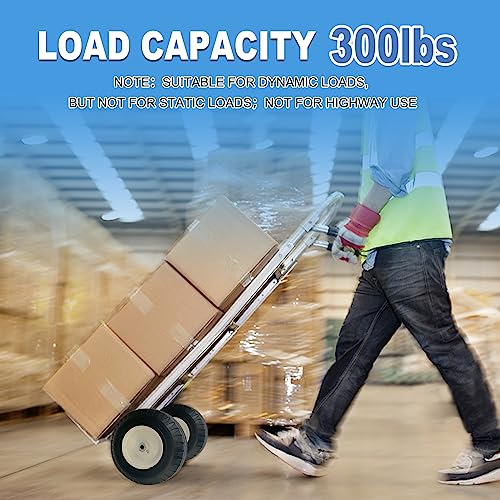 Image of 2-Pack 4.10 /3.50-6 inch Flat Free Tire with Rim,13 inch Hand Truck Utility Universal Wheels, 3 inch Centered Hub with 5 /8 inch Ball Bearings,w /Grease Fitting,410 /350-6 inch,410 /350x6