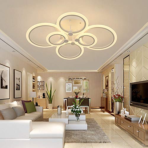 Lichtsse Plafoniera moderna a LED dimmerabile, 74W...