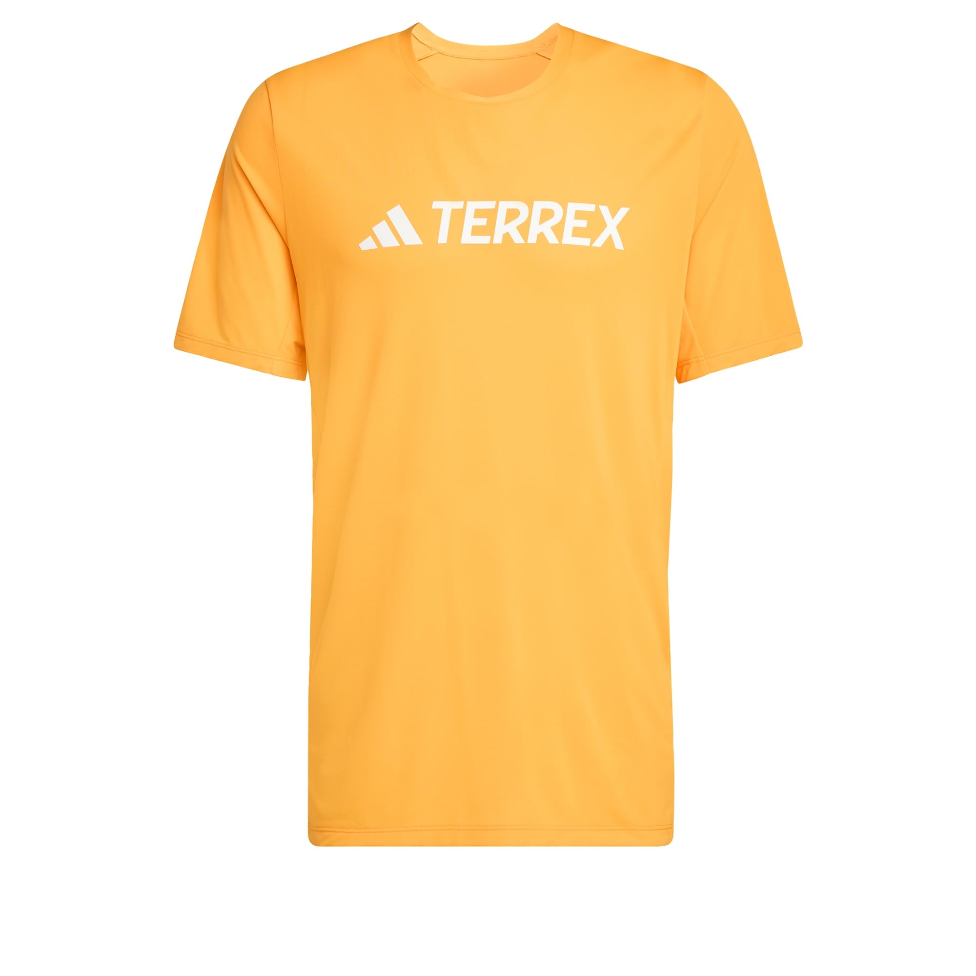 adidas Men's Terrex Multi Climacool Logo Tech T-Shirt, Pure Tangerine, S