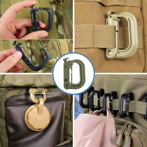 MUCHER Molle Tasche Taktische Hüfttaschen EDC Utility Bauchtasche Hüfttasche mit 3 Haken für Outdoor Wandern Jagdcamping Training (A - Armeegrün)