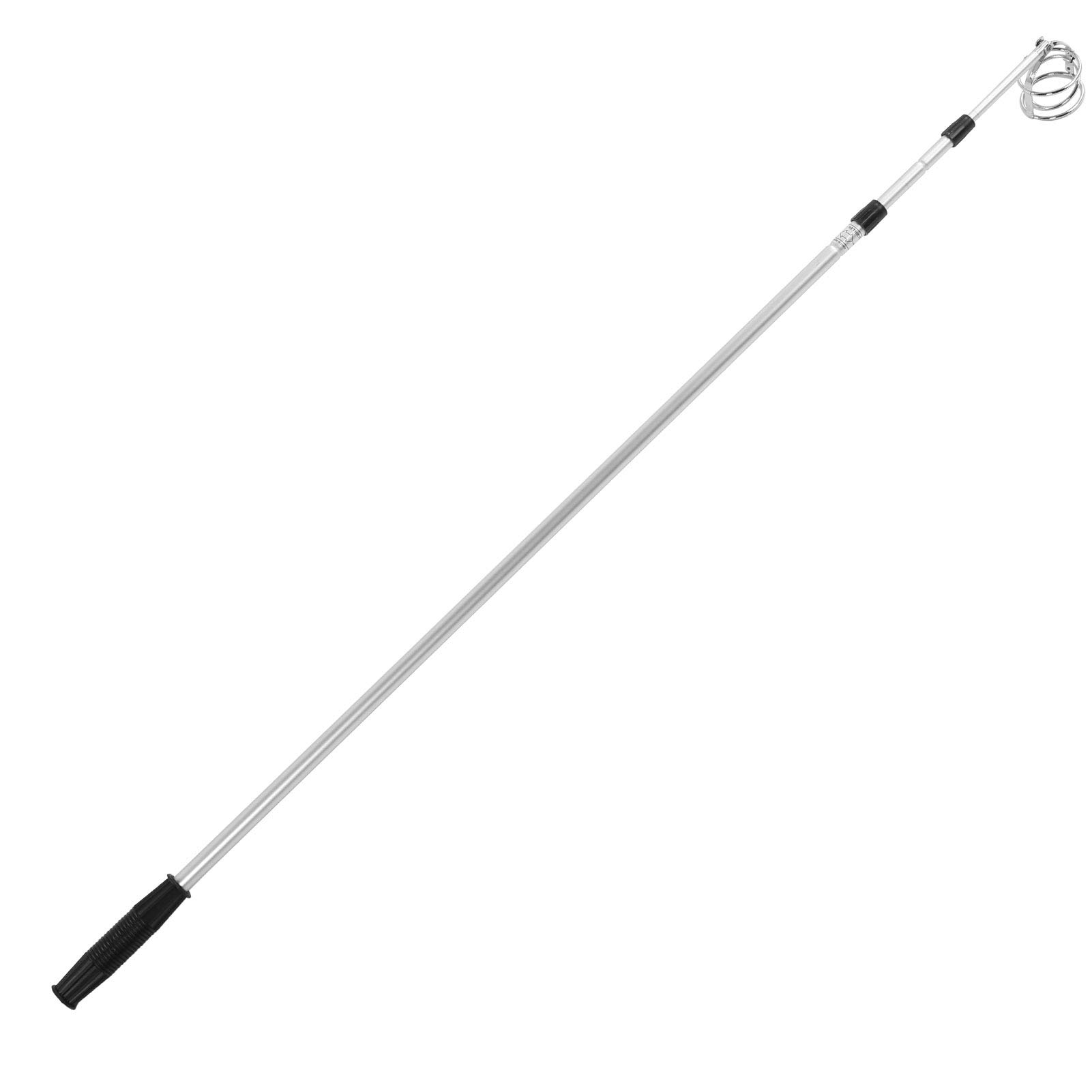 Acouto 3Section Telescopic Golfball Scooper Aluminium Alloy Ball Pickup Stadium Supplies Made of Golfball ScooperTelescopic Golfball ScooperGolf Ball PickerGolf Ball