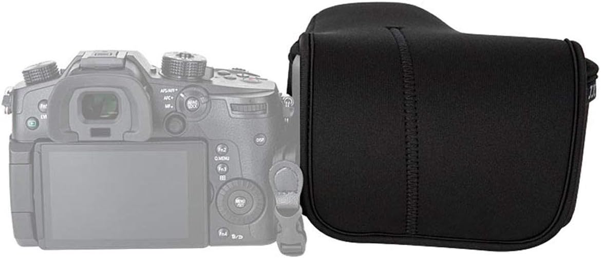 JJC Ultra Light Neoprene Camera Case Pouch Bag for Canon EOS R EOS RP +24-105mm Lens, 80D 70D 750D +18-135/17-85/18-55mm, Nikon D7500 D7200 D5500, Panasonic GH5 GH5S +12-60mm Lens, Water Resistant - Image 6