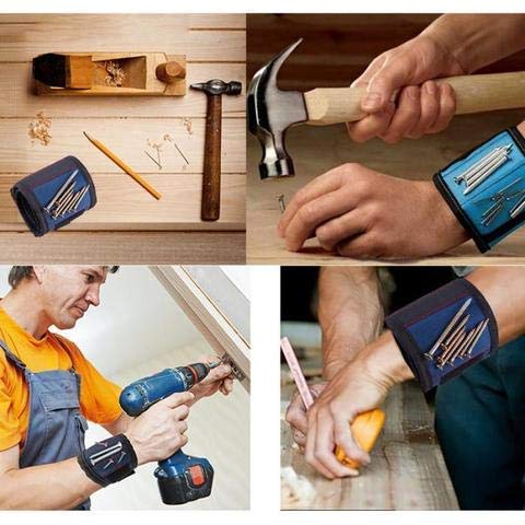 AADCART 1Pc Sports 13.8'' Wrist Port Band Tool Belt ew Kit Set Magnetic Wristband 3