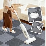 タイルカーペット タイルマット ジョイントマット 【30*30*0.4cm 40枚入】 すべりとめ 吸着カーペット ラグマット 犬 猫 保温 取り付け簡単 ズレない 滑り止め 防音 手洗い/洗濯機対応 (ダークグレー*ライトグレー) YOXU