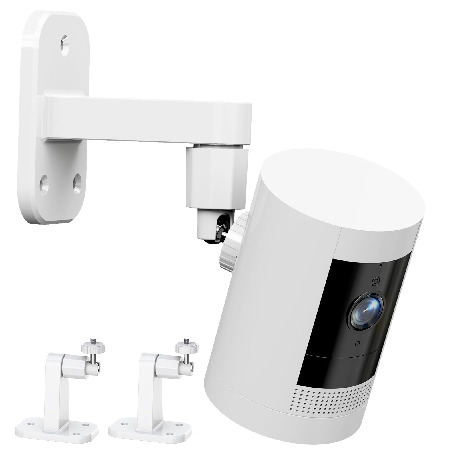 ゆき　Ring Stick Up Cam Battery マウント付 Amazon.com: 2 Pack Ring Camera Mount: 360 Degree Adjustable Wall