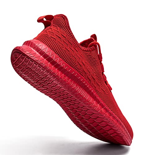 Image of Mens Walking Shoes Tennis Slip on Sneakers Running Jogging Athletic Gym Ultra Lightweight Breathable Comfortable Non Slip Fashion