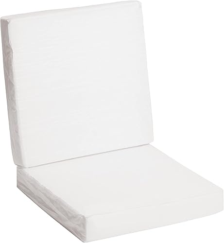 Arden Selections ProFoam Essentials - Funda de cojín para silla de comedor al aire libre, 20 x 20 pulgadas, zafiro aurora, damasco azul