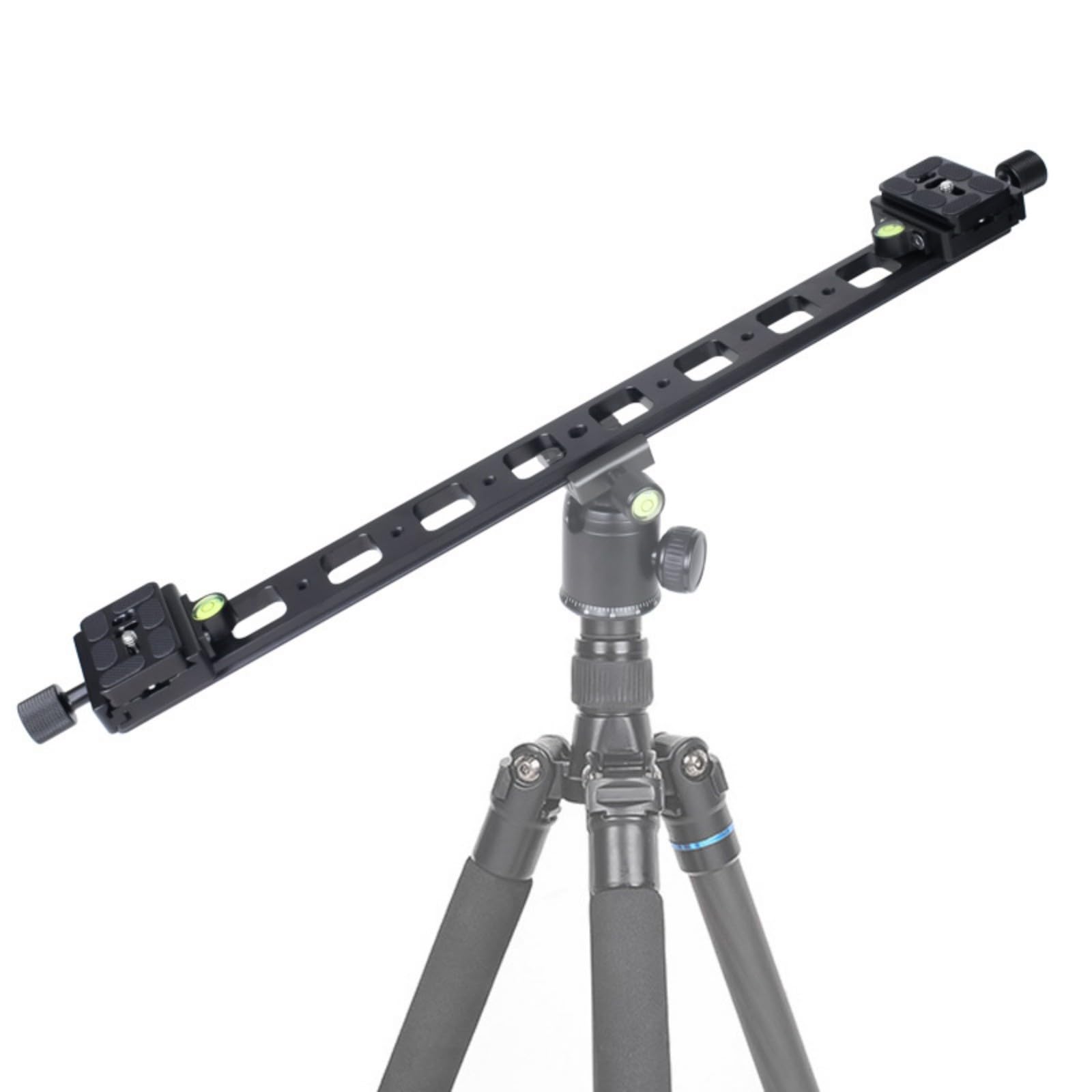 Soporte de abrazadera de aleación de aluminio de liberación rápida para DSLR grande y trípode de videocámara, orificio roscado de 1/4 pulgadas 3/8 pulgadas