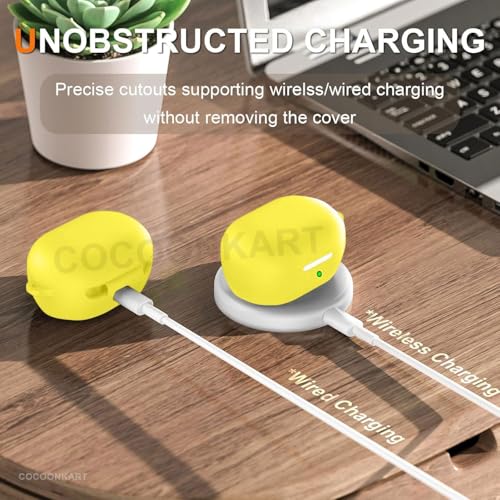 Image of Soft Silicone Case Cover for Bosee New QuietComfort (2024) -Yellow