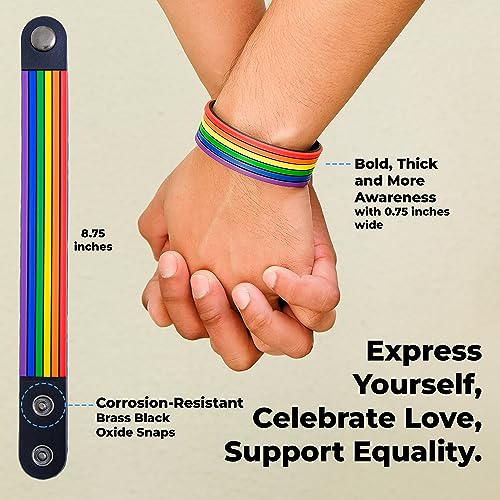 Pulsera Rainbow Pride para hombres y mujeres miniatura 6