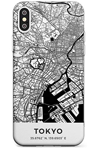 Mappa di Tokyo, Giappone, custodia sottile per