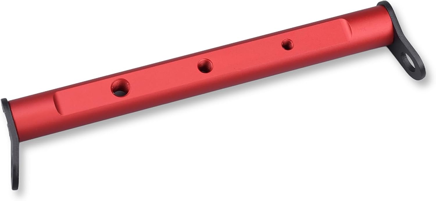 Motorcycle GPS Navigation Handlebar Mount Bracket, Compatible with Kawasaki Ninja 1000SX (2011-2025) (red)