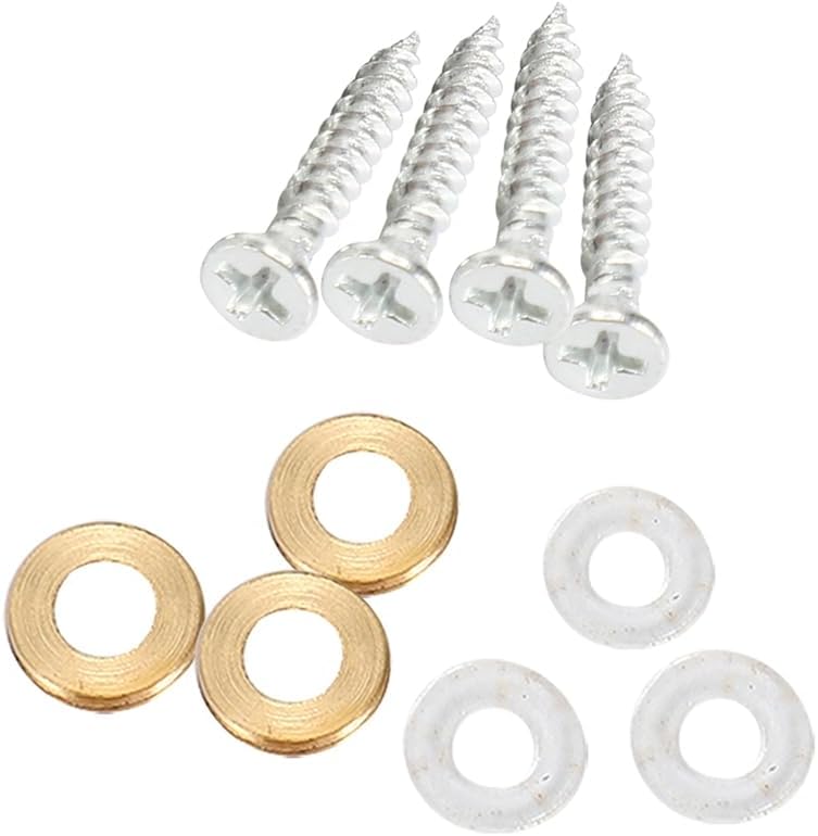 16 mm Stainless Steel Mirror Nails Screw Cap (160 Pieces) - (Color: Yellow)