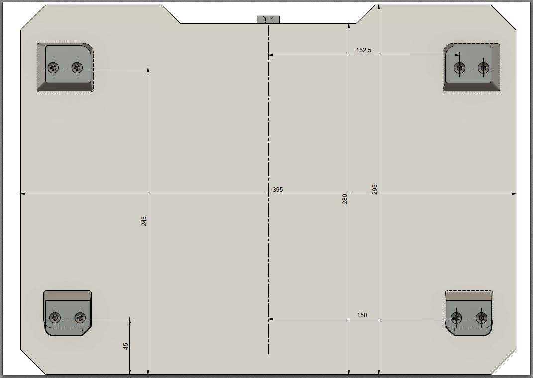 Tanos Festool T-Loc Systainer Support de couvercle avec vis