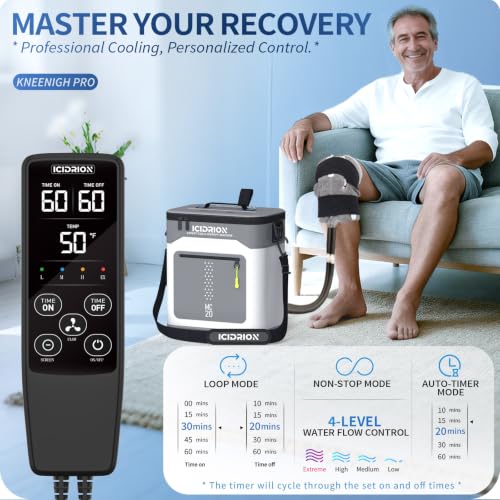 Image of Ice Machine for Knee After Surgery, Programmable & Quiet