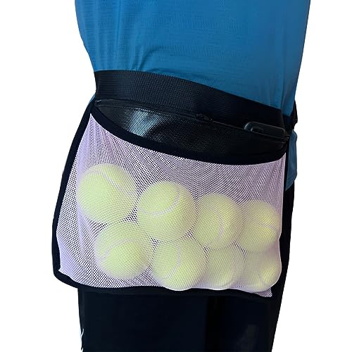 Tennisballhalter,Pickleball-Taillenbehälter Seiltasche,Golftaschen-Organizer,Bälle-Aufbewahrungstaschen,Tasche Für Tennisball,Tasche Netztasche Für Bälle,Tennis-Gürteltasche,Tennis-Aufbewahrungstasche