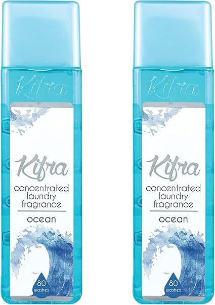 Laundry Perfume Concentrated Wash Scent Booster Long-Lasting Fragrance for Clothes Towels & Bedding Works With Any Detergent 200ml (Up to 80 Washes) (Ocean 1 Bottle)