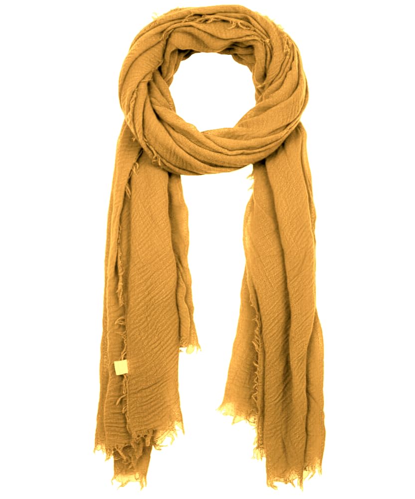 Emma & Giovanni - Sciarpa Stropicciata Leggera e Piacevole - Uomo Donna