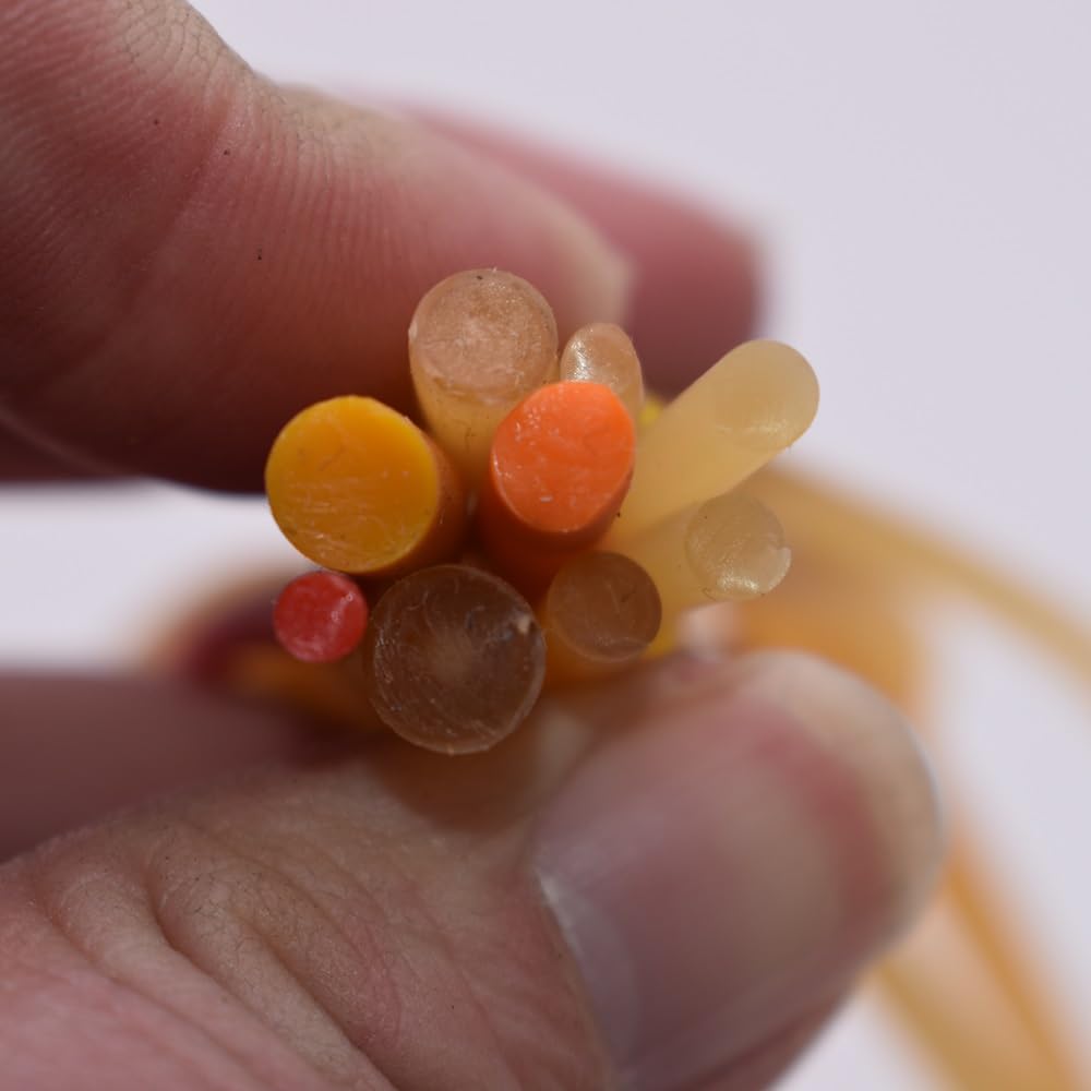 flexiable rubber Yellow Solid Latex Tube Natural Rubber Hose Tension Rope Hose Yoga Accessories Diameter 2mm 3mm 5mm drain elastic (Color : 5Meter, Size : Diameter 5mm)