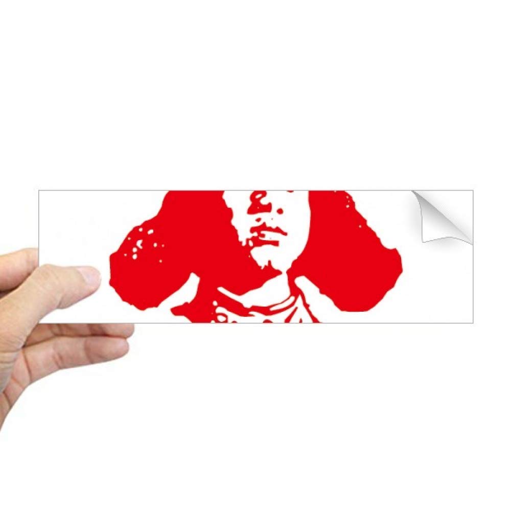 Autocollant pour pare-chocs Lei Feng étanche et résistant pour fenêtre et notebook