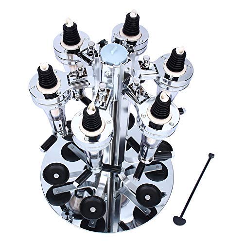 Liquor Dispenser Alcohol Dispenser Bar Dispenser Bottle Liquor Dispenser Bar Rotating Liquor Holder 6 Bottle Professional Alcohol Dispenser Station