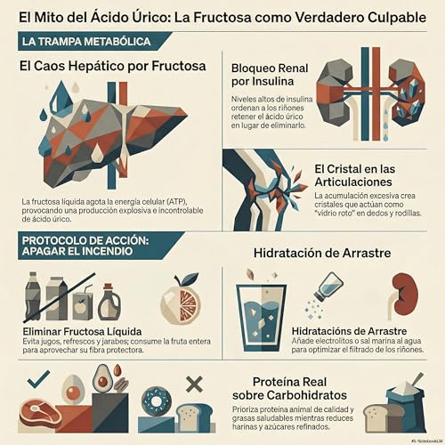 # 021 &Aacute;cido &Uacute;rico y Dolor: La Culpa es de la Fructosa Podcast By  cover art