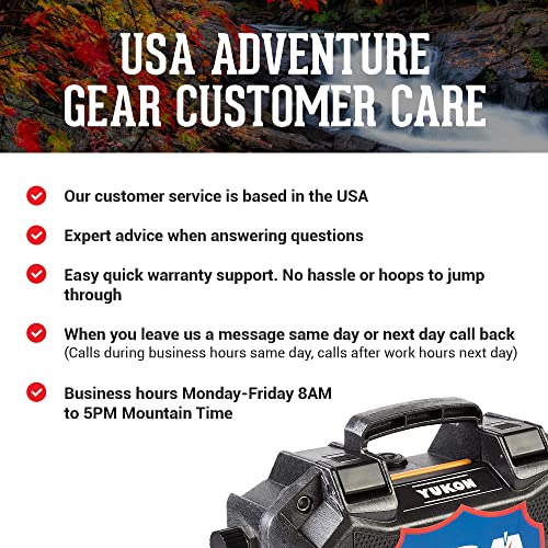 Usa Adventure Gear Yukon Xl Portable Water Transfer Pump / 5.3 Gpm / 12 Volt Dc/Professional Grade/Ruggedized Military Grade Case/Strong Flow/ 14 Ft Lift/On-Demand Switch/Made In The Usa #TOP7