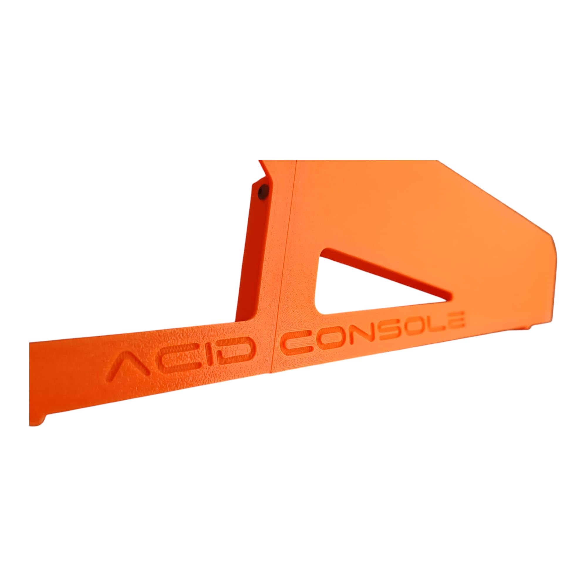 SMB Acid Console Support de bureau pour 2 synthétiseurs Behringer TD-3 et RD-6, orange fluo, angle de 15° et 60°