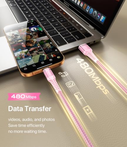 Image of USB to USBC Cable 3FT, 2Pack USB A to USB C Cable 3A Fast Charging USB Type