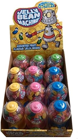 12 x Mini Jelly Beans Machine - Fun Sweets Dispenser - Wholesale Bulk Buy