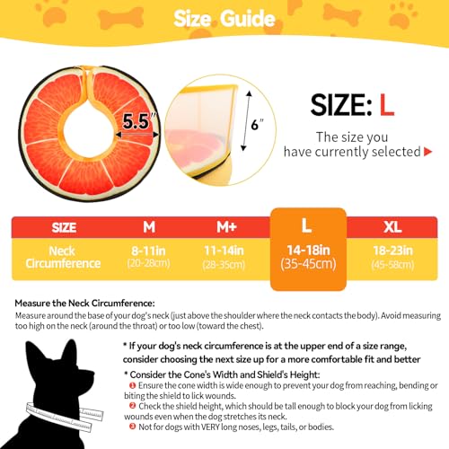 Image of Upgraded Inflatable Dog Cone Collar to Stop Licking, Soft Dog Donut Collar