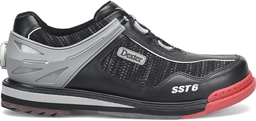 Dexter Hombres SST 6 Hybrid BOA Zapatos de bolos anchos mano derecha - NegroKnit 11 12
