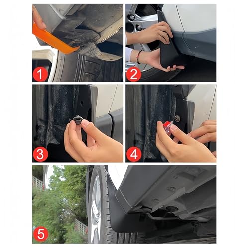 Guardabarros Toyota RAV4 XA50 2019-2023 protector contra salpicaduras 5