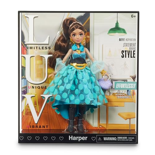 Muñeca de moda Harper LUV Vintage 10 pulgadas miniatura 3