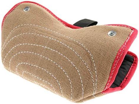 2 Handle Targeting Jute Bite Wedge Tug Toy Dogs Bite Sleeve Arm Protection for Dogs Work Dog Puppy Training Playing