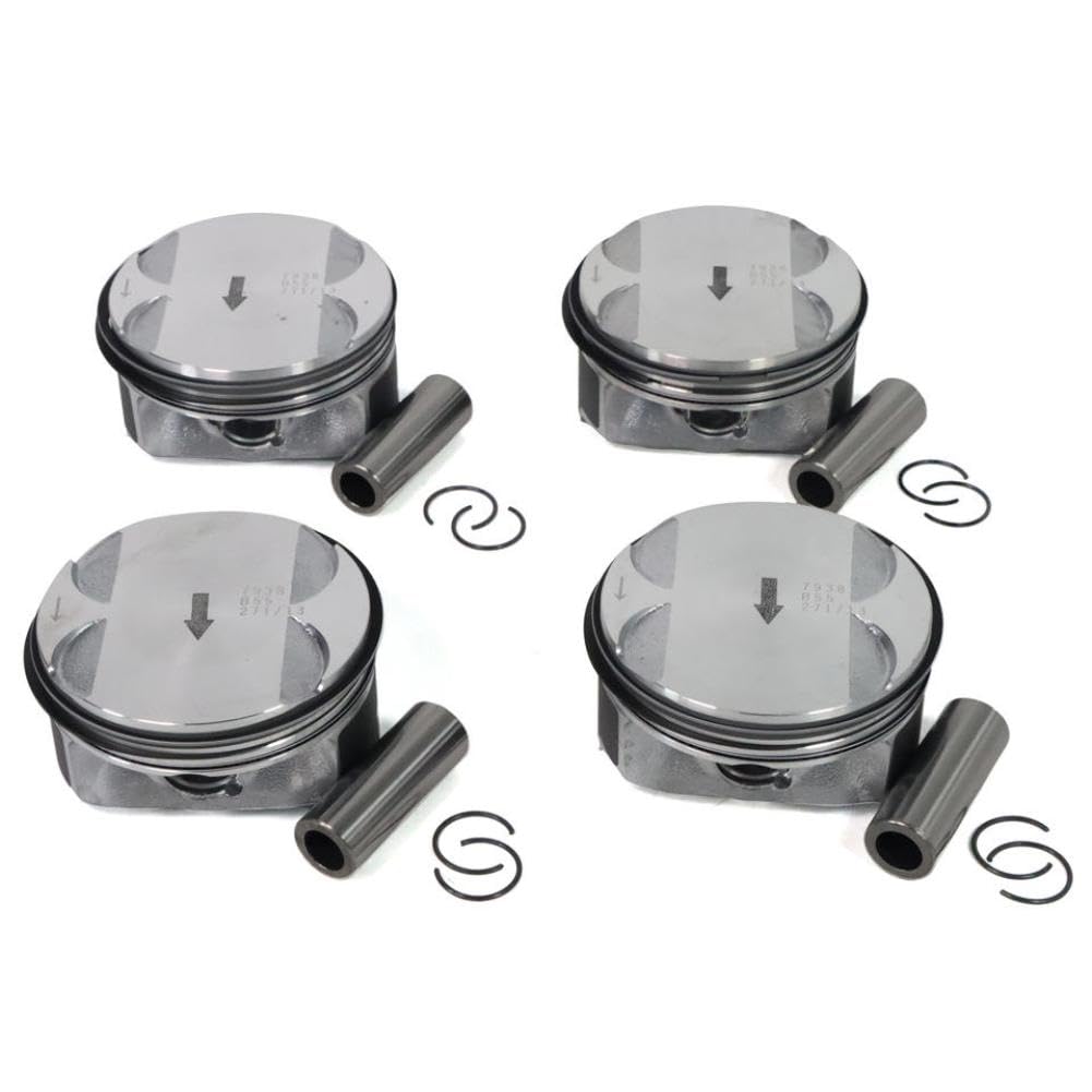 4 Set Pistoni e Fasce Elastiche Motore 12578324 12578326 12593744 12593745 Compatibile con Captiva Cobalt Equinox HHR Impala 2.4L