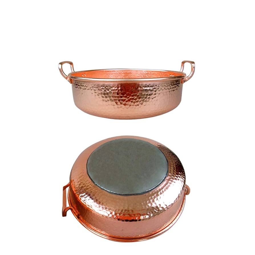 送料込み 純銅製 銅鍋 山菜鍋 36型 楽天市場】山菜鍋 銅 36の通販
