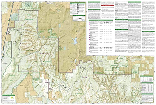 Zion National Park Map (National Geographic Trails Illustrated Map, 214) - Image 5